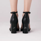 Personalized Block Heel Kit 4 Coal Black