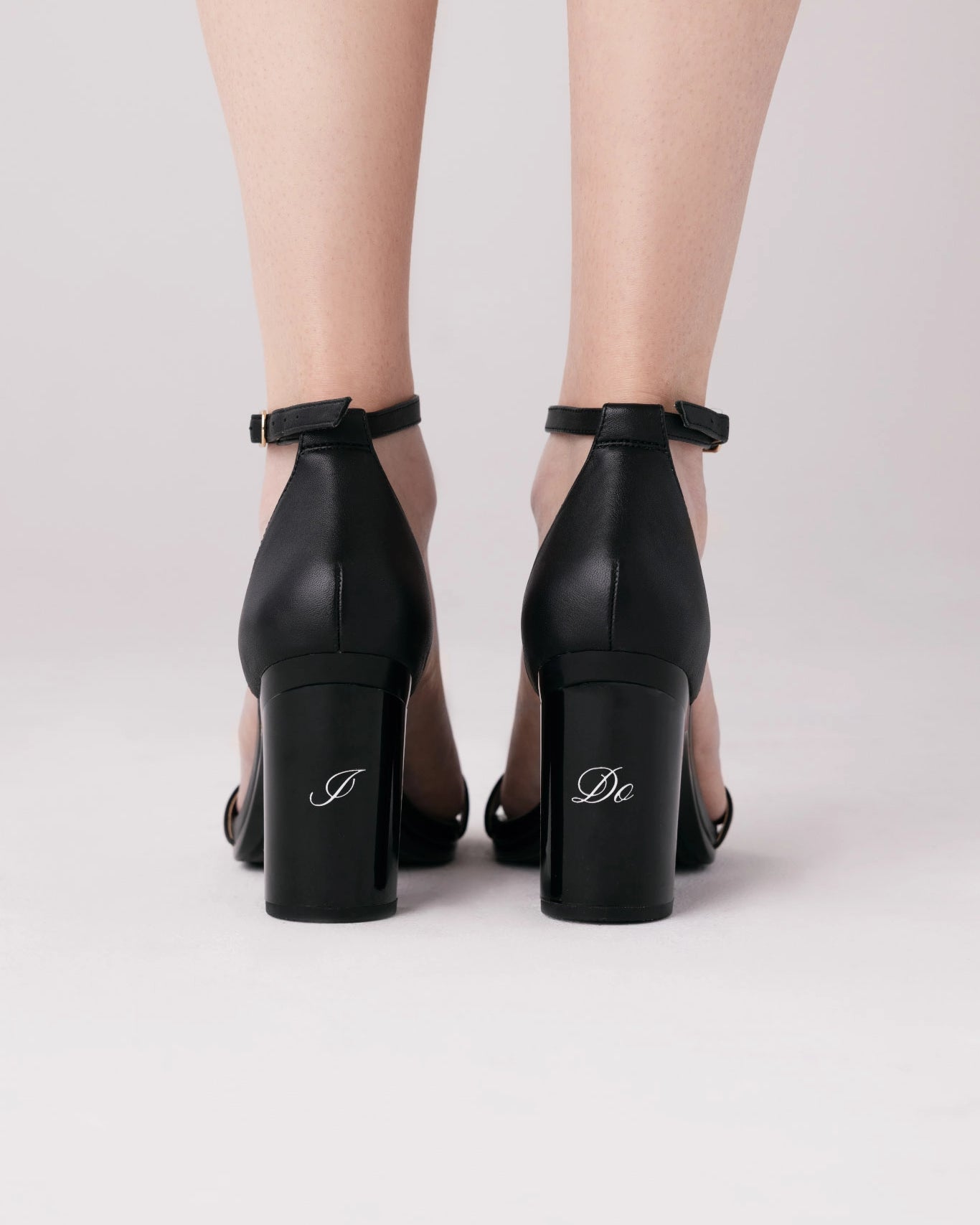 Personalized Block Heel Kit 4 Coal Black