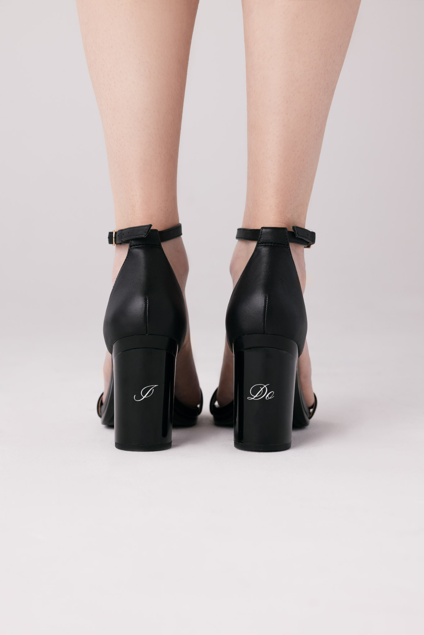 Personalized Block Heel Kit 4 Coal