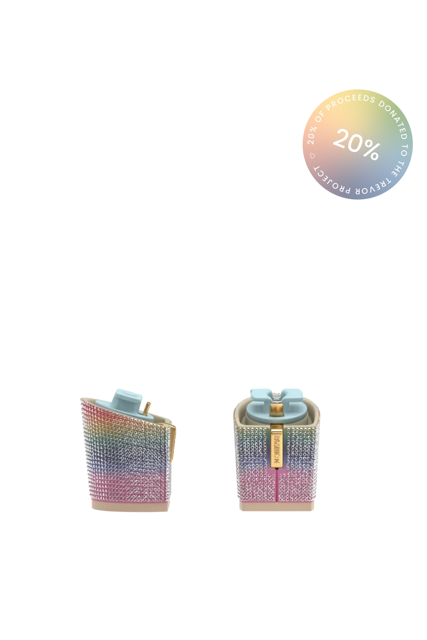 Block Heel Kit 3 Rainbow Rhinestone