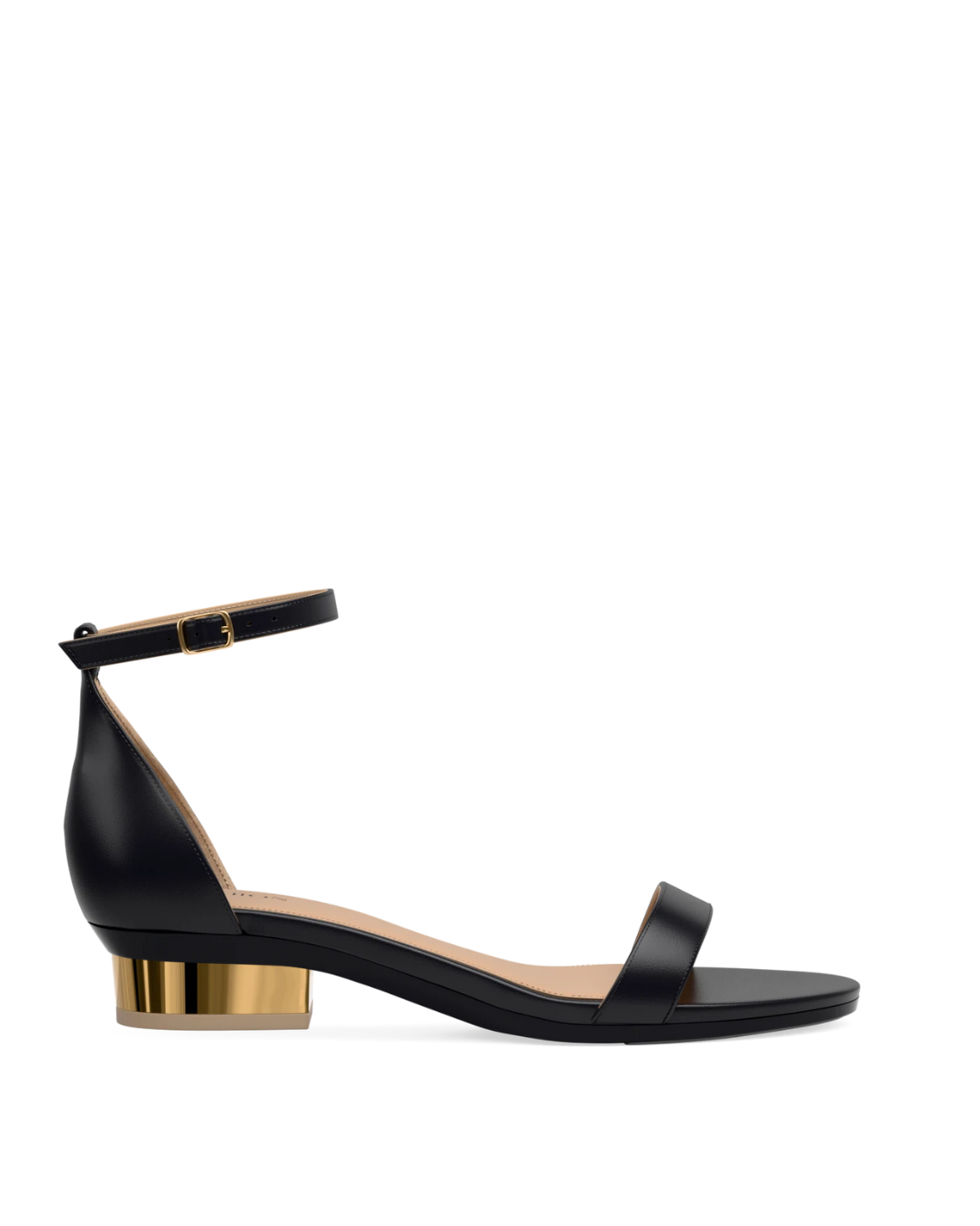Block Heel Kit 1.5 Gold Metallic