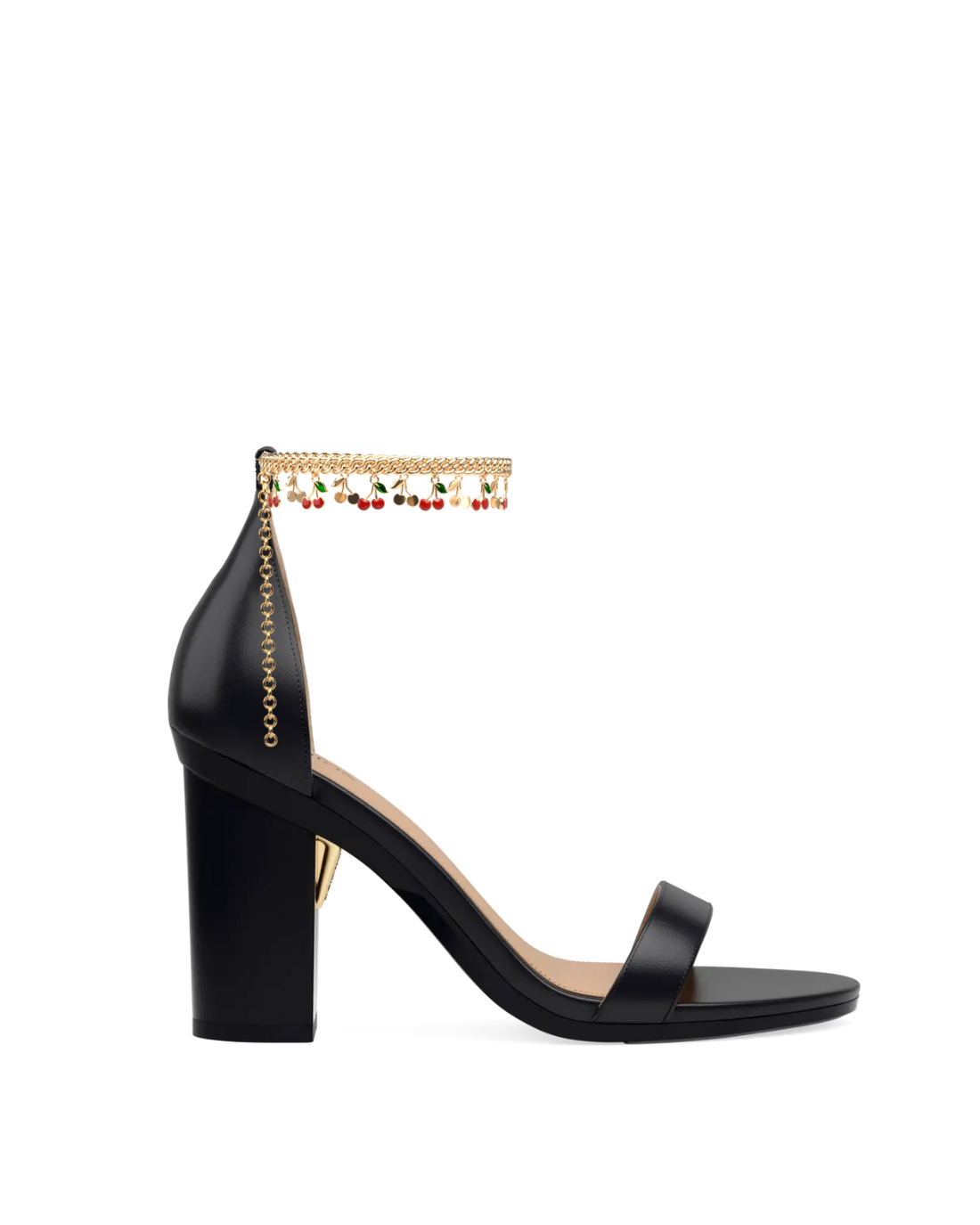 Gold Cherry Charm Ankle Chain