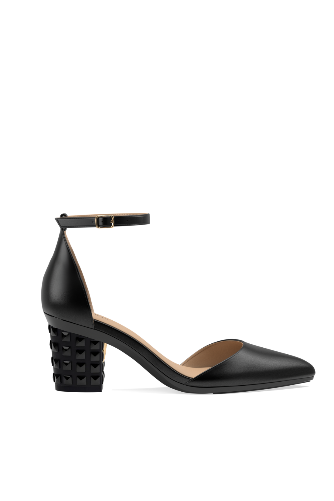 Block Heel Kit 3 Coal Stud