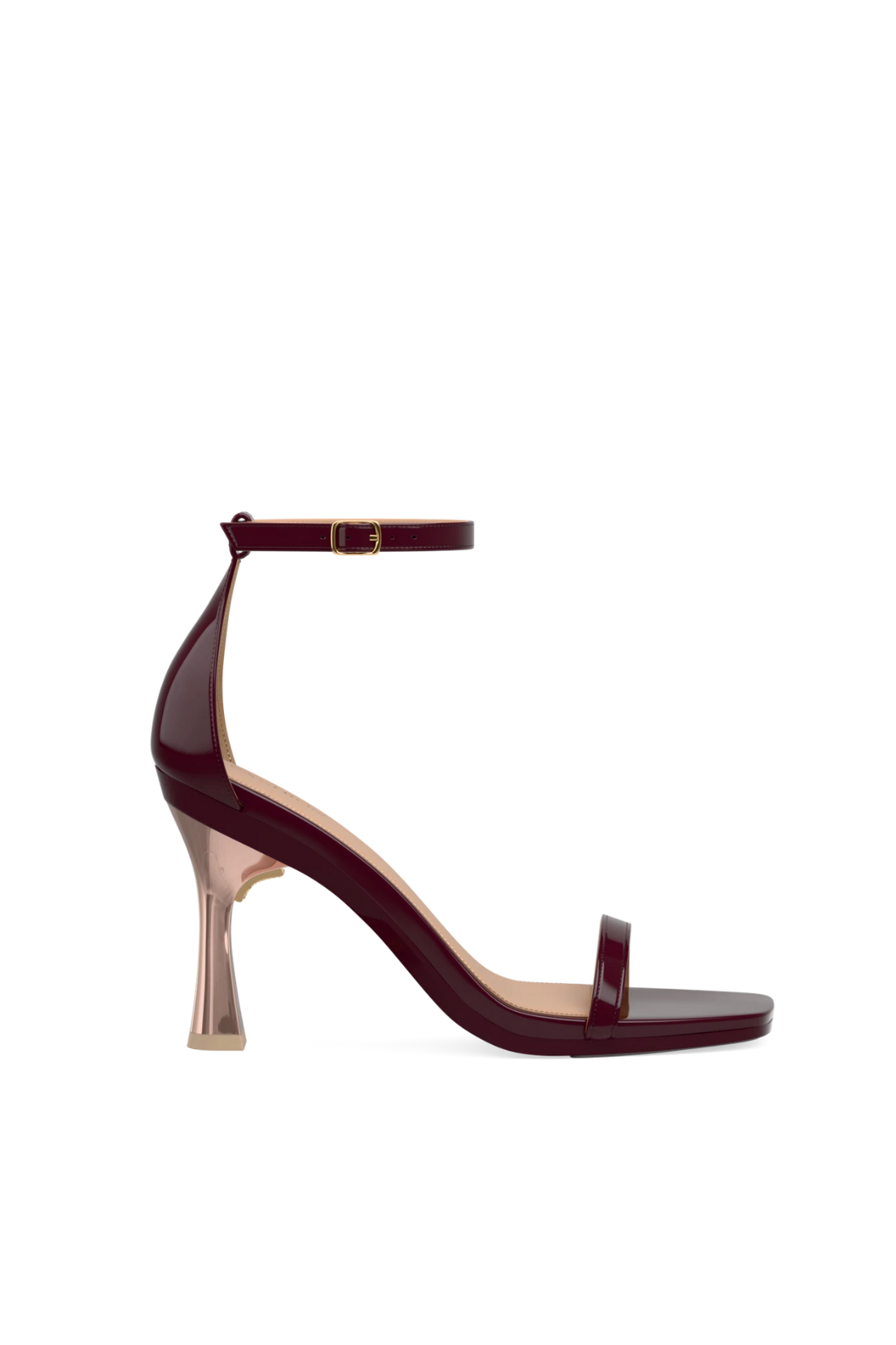 Flare Stiletto Heel Kit 4 Rose Gold Metallic