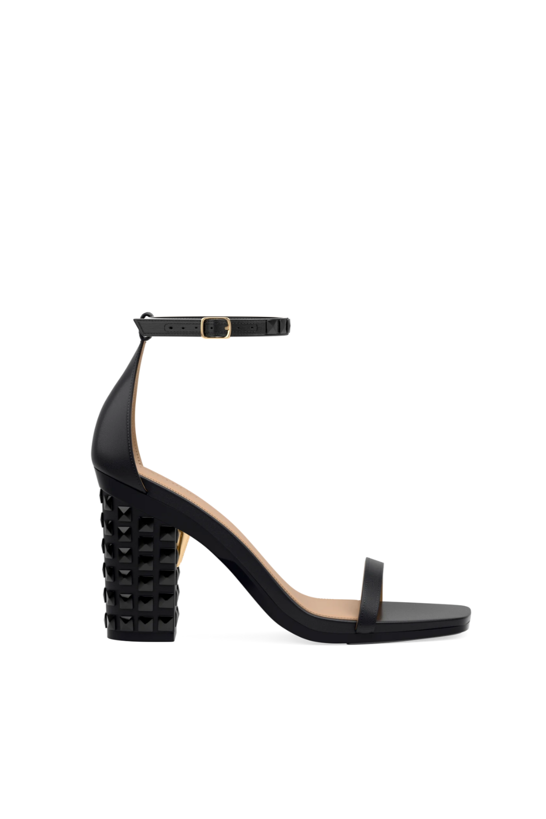 Coal Stud Ankle Strap