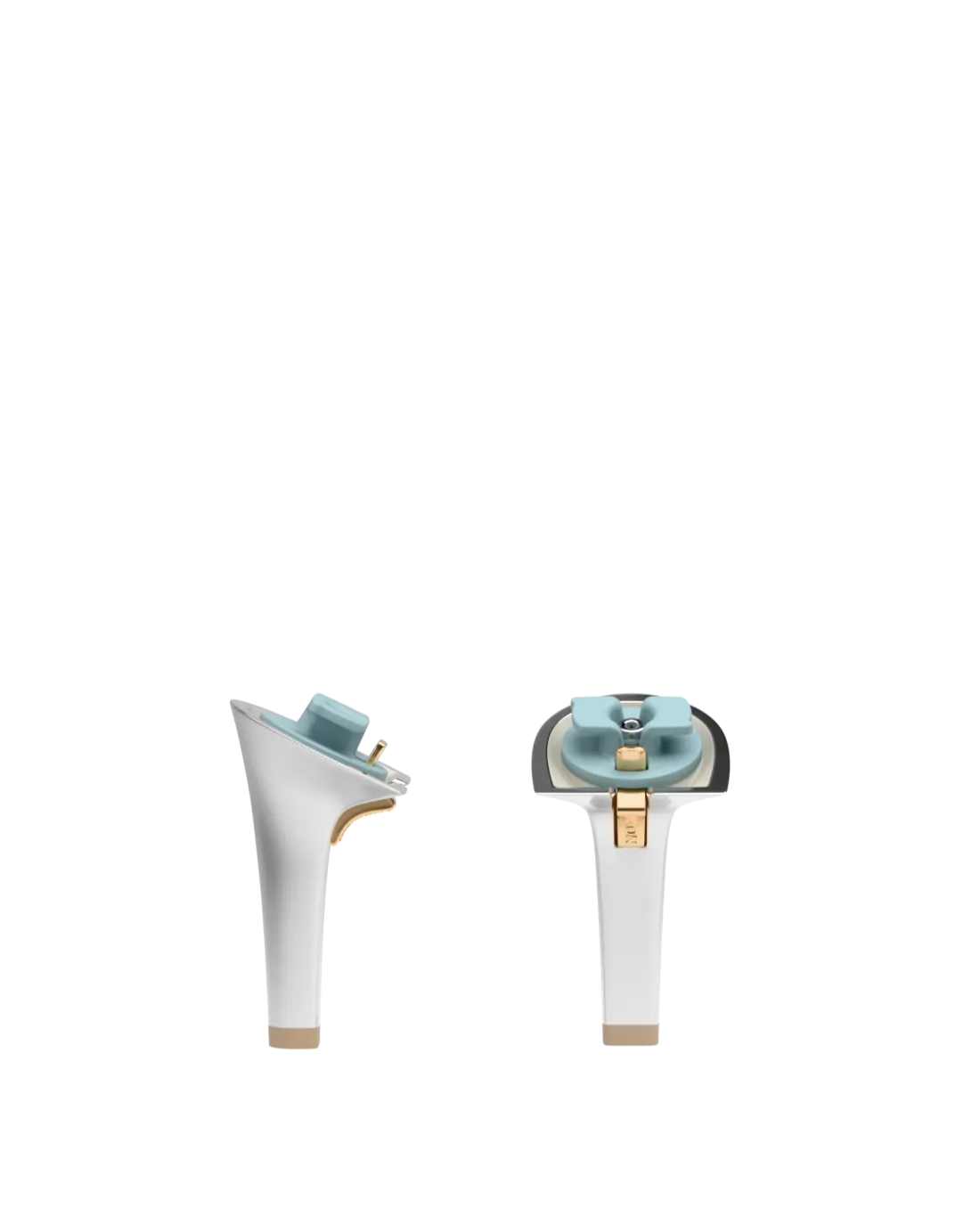 Stiletto Heel Kit 4 Matte Silver