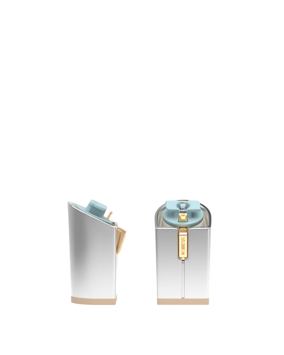 Block Heel Kit 4 Matte Silver
