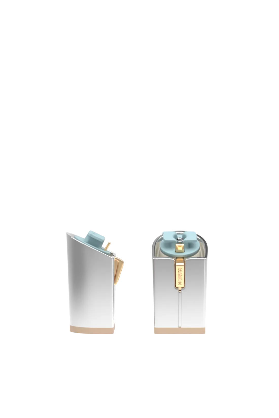 Block Heel Kit 4 Matte Silver