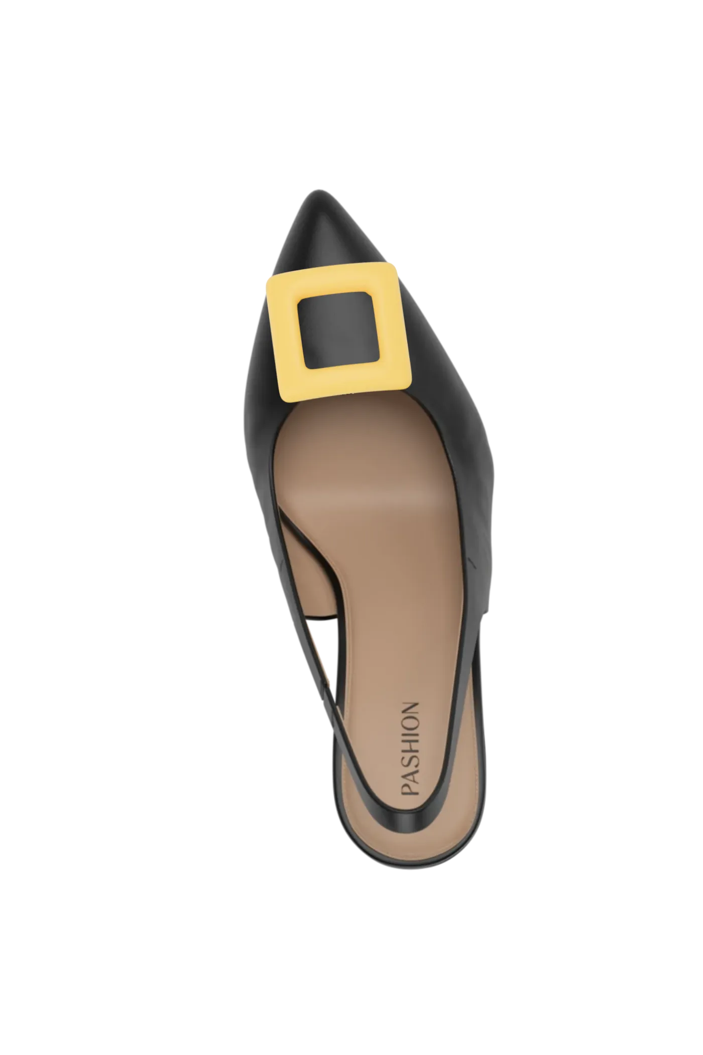 Square Limoncello Leather Toe Clip
