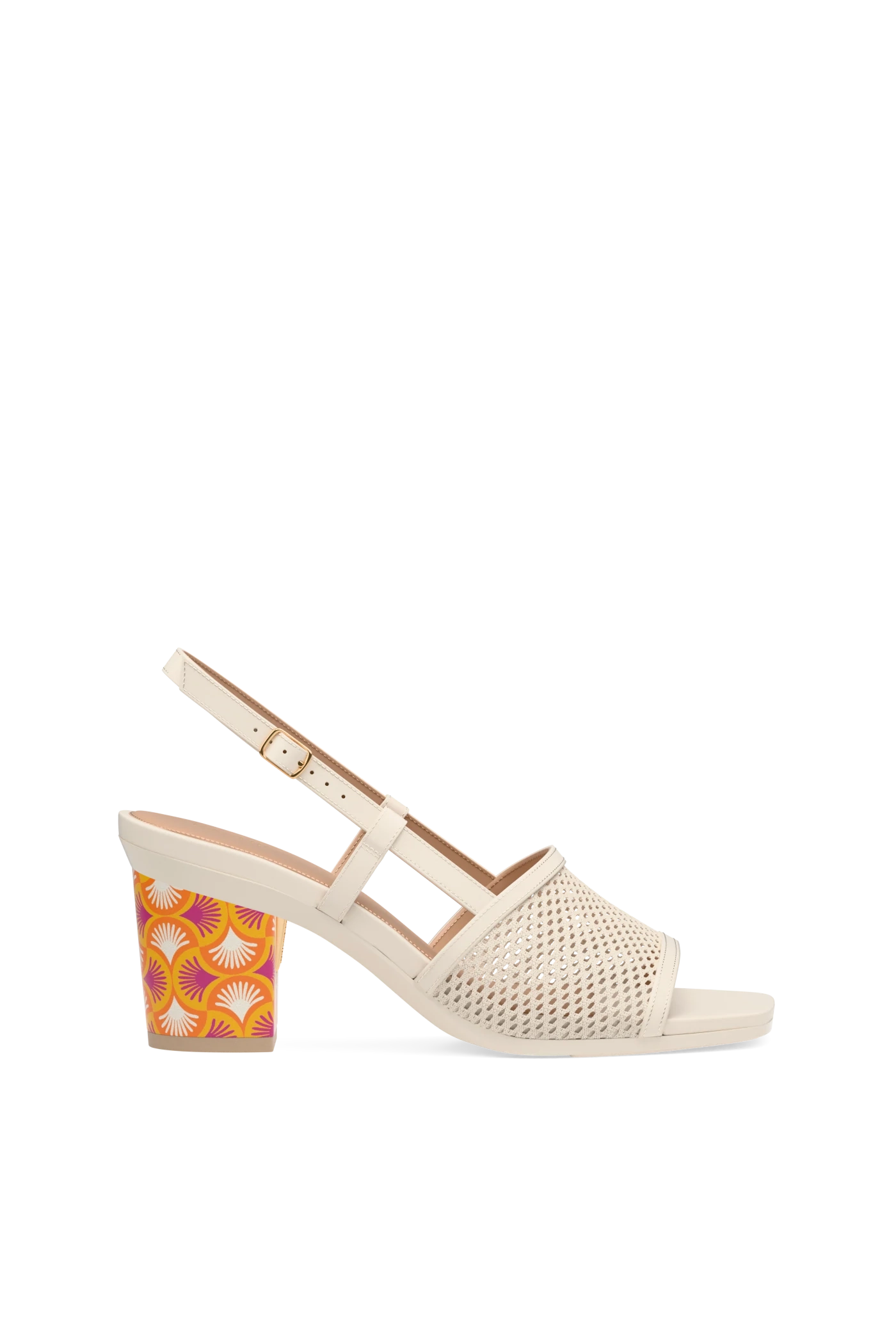 Block Heel Kit 3 Tangerine Deco Print