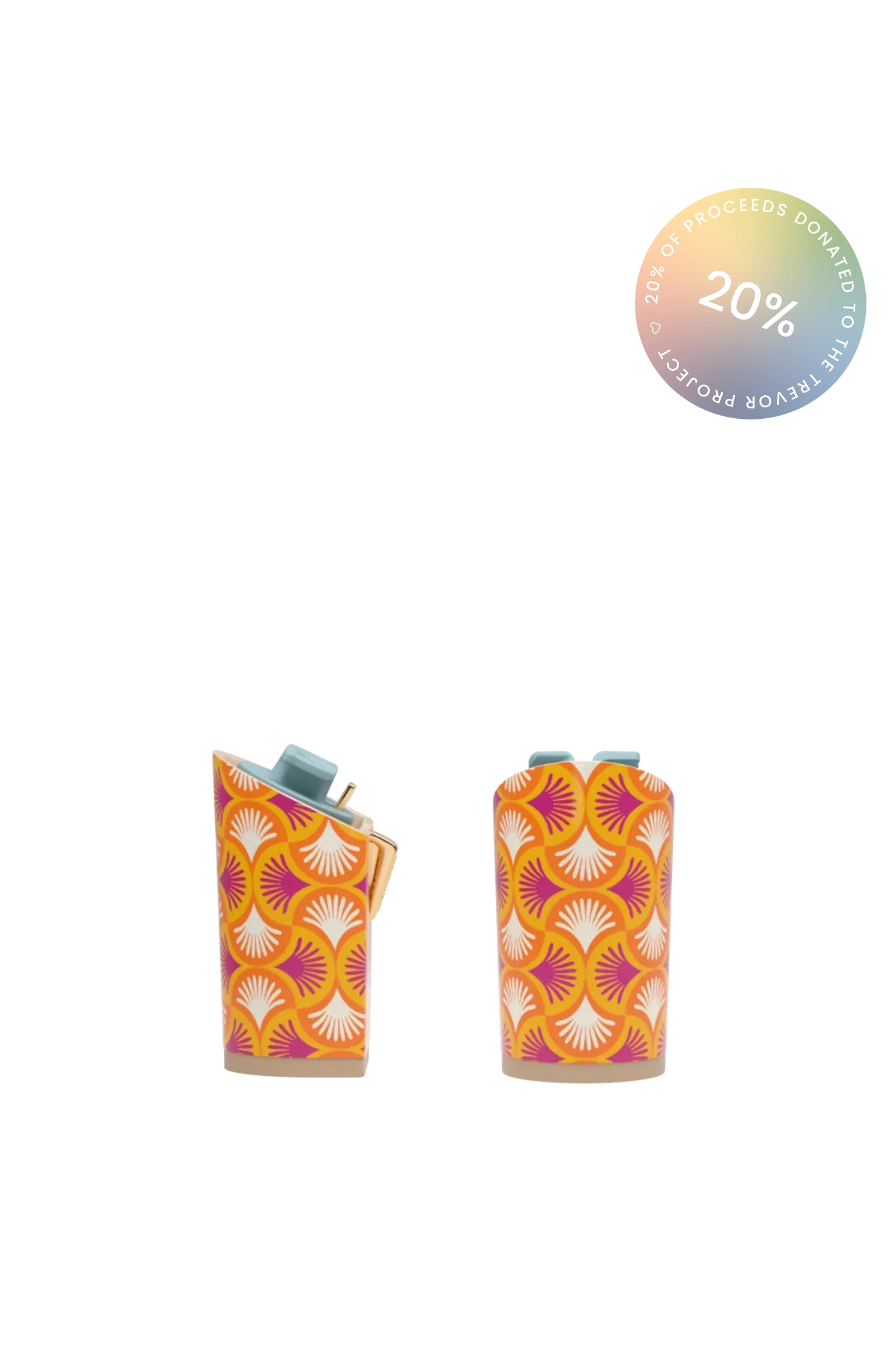 Block Heel Kit 4 Tangerine Deco Print