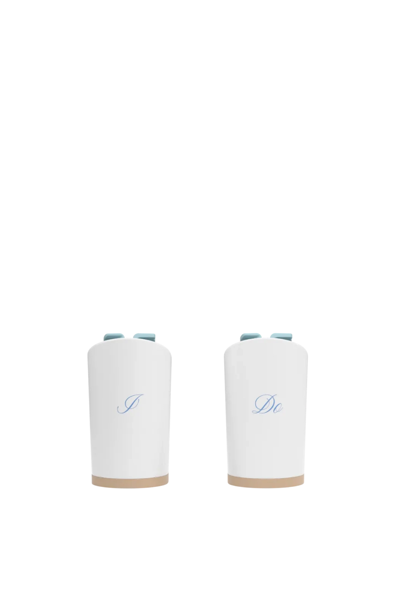 Personalized Block Heel Kit 4 White