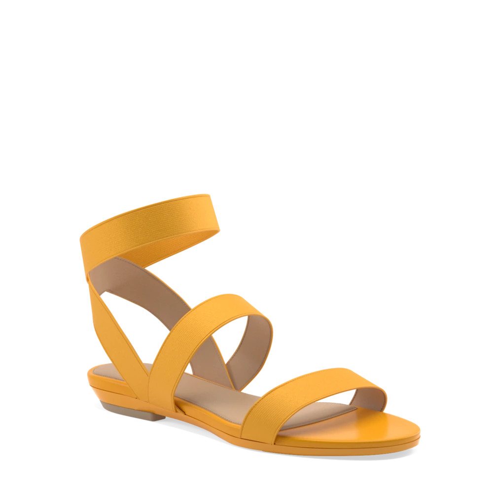 The Adrianna - Mango Elastic + Stiletto Heel Kit 3 Mango - FINAL SALE