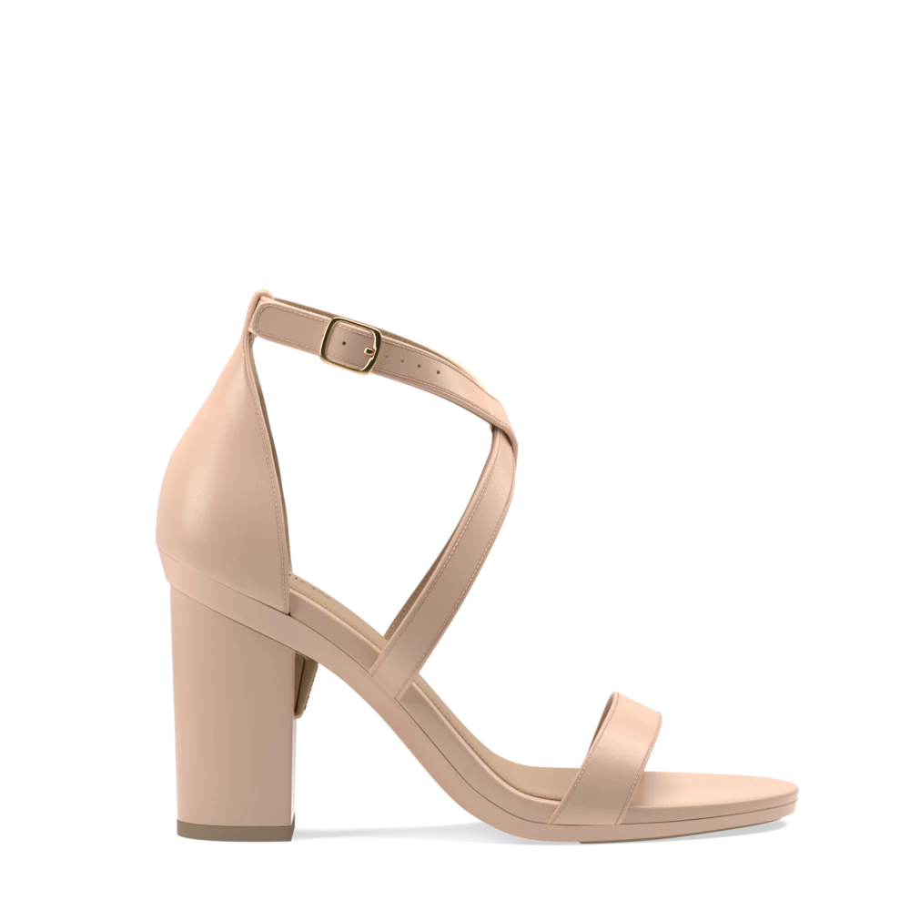 The Sandal - Sand Leather + Block Heel Kit 4 Sand